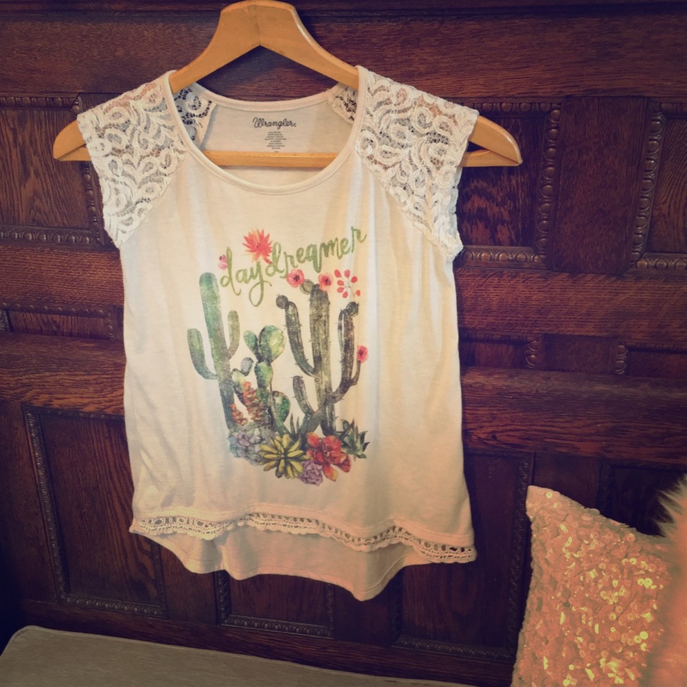 Cactus and lace top